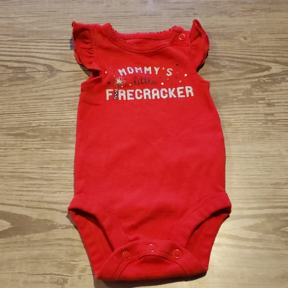 $2 w/ bundle! Mommy's Little Firecracker Onesie